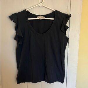 LOFT Women's Ruffle Sleeve Top